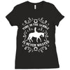 time in the saddle is never wasted Ladies Fitted T-Shirt