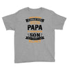 Super Cool Papa Of A Freaking Awesome Son Youth Tee