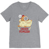 chicken permission V-Neck Tee