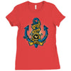 king of pirates anchor Ladies Fitted T-Shirt