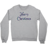 merry christmas colorful glitter Crewneck Sweatshirt