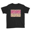 pink triangle print Youth Tee