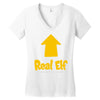real elf Women's V-Neck T-Shirt
