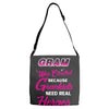 Gram Was Created Because Need Real Heroes Adjustable Strap Totes
