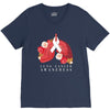 lung cancer awaneress V-Neck Tee