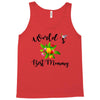 world's best mommy with flowers Tank Top