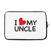 I Love My Uncle Laptop sleeve