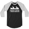 paddle faster i hear banjos hick redneck deliverance creek canoe 3/4 Sleeve Shirt
