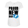 proud new boy Maternity Scoop Neck T-shirt