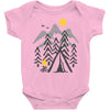 camp fire Baby Onesie