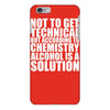 alcohol is a solution funny t shirt geek science alcohol shirt party b iPhone 6/6s Plus Case