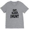 eat sleep hog hunt V-Neck Tee