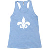 fleur de lis sticker vinyl Racerback Tank