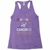 santa cancer  christmas ugly t shirts Racerback Tank