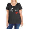 hey boo Ladies Curvy T-Shirt