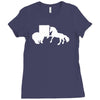 b&auml;r vs einhor  funny Ladies Fitted T-Shirt