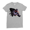 moster name Ladies Fitted T-Shirt