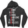 meanings of father Zipper Hoodie