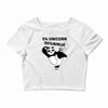 5 Percent Unicorn 95 Percent Ninja Crop Top