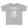 Father and Son Fishing Partners For Life Toddler T-shirt