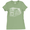 crate of records Ladies Fitted T-Shirt