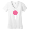 bubble moon Women's V-Neck T-Shirt