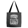 Fishing Daddy Tote Bags