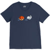 the hare and the shell V-Neck Tee