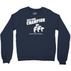 beer pong champion Crewneck Sweatshirt