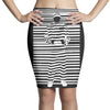 banksy prisoner barcode Pencil Skirts