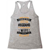 Super Cool Husband Of A Freaking Awesome Wife Racerback Tank
