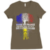 vivre en france des racines belges Ladies Fitted T-Shirt