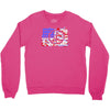 american flag peace Crewneck Sweatshirt