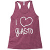 i love glasto Racerback Tank