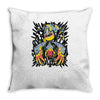 puppet's curse Throw Pillow