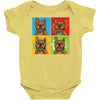 pop art Baby Bodysuit