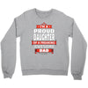 proud daughter dad Crewneck Sweatshirt