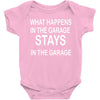 stays in the garage Baby Bodysuit