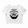 mens grandads bearded Crop Top