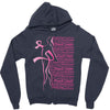 breast cancer Zipper Hoodie