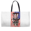 july 4th skull Weekender Totes