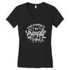 simple things Women's V-Neck T-Shirt