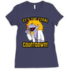 the final countdown! Ladies Fitted T-Shirt