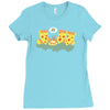 pizza campfire story Ladies Fitted T-Shirt