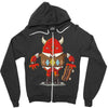march of the monsters day 31 Zipper Hoodie