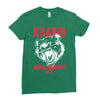 khabib nurmagomedov bear strong Ladies Fitted T-Shirt
