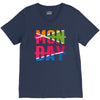 monday crossed out V-Neck Tee