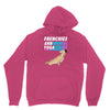 frenchies and yoga Unisex Hoodie