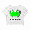 arcade player 2 Crop Top