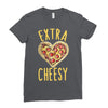 extra cheesy Ladies Fitted T-Shirt